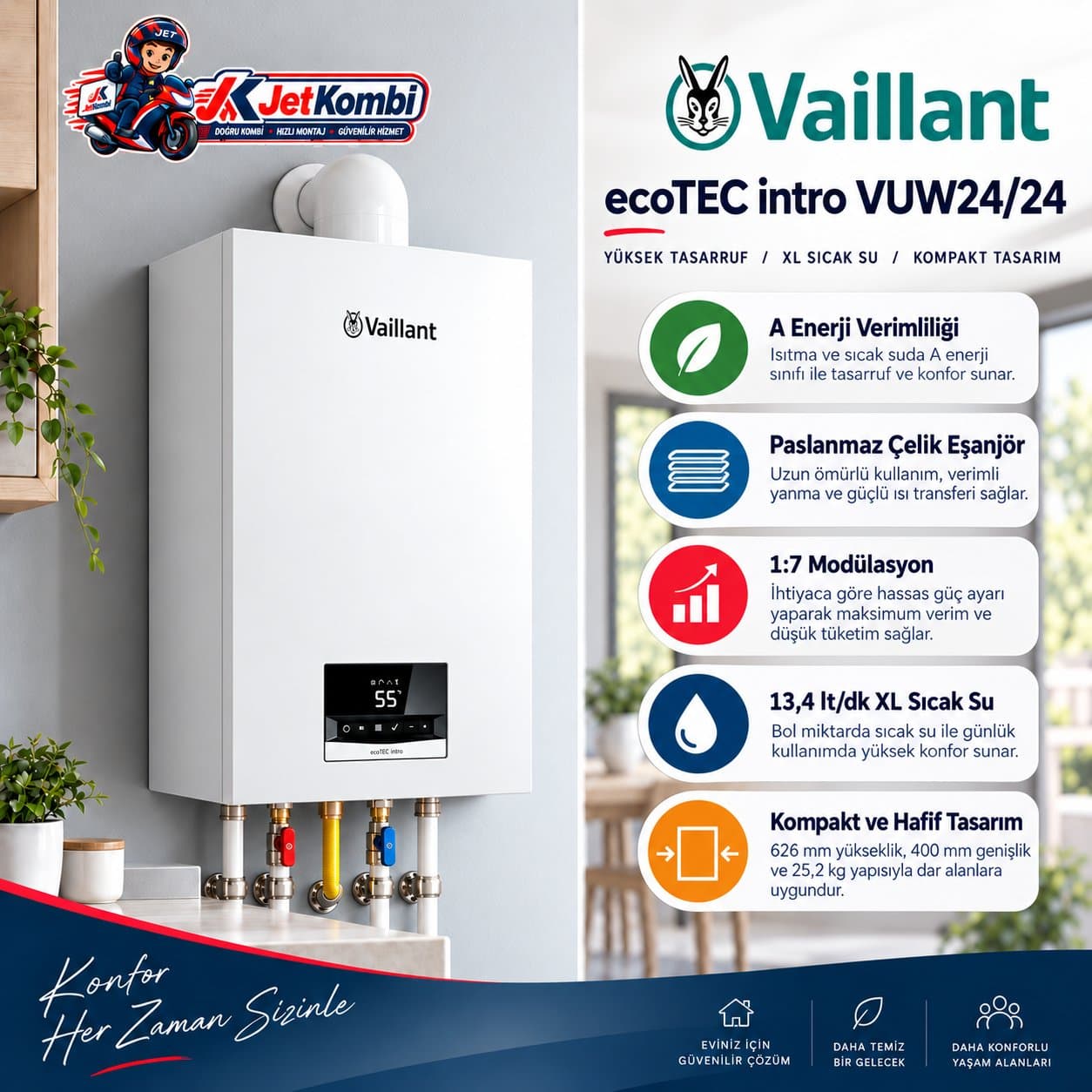 Vaillant ecoTEC exclusive kombi — yer tutucu görsel